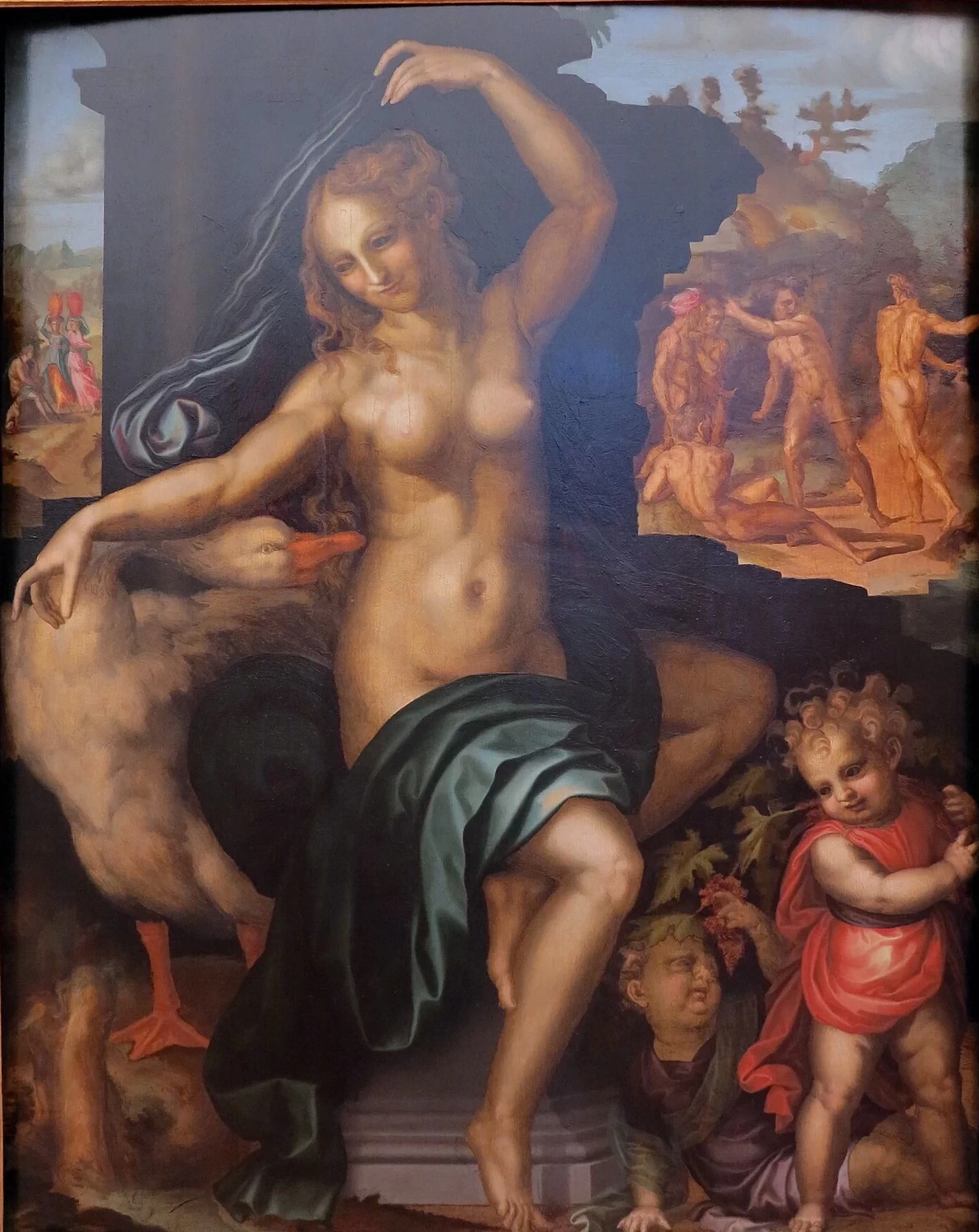 Leda e il cigno - esposto al Museo del Bargello, Firenze
